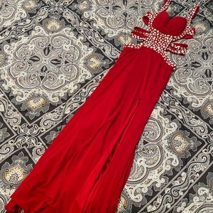 Red Dazzling Prom Dress